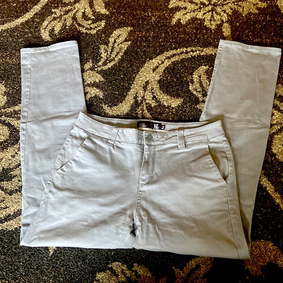 Mens RSQ Grey Chinos - Picture 1 of 6